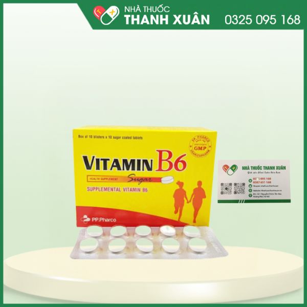 Vitamin B6 Sugar - Bổ sung Vitamin B6 cho cơ thể hỗ